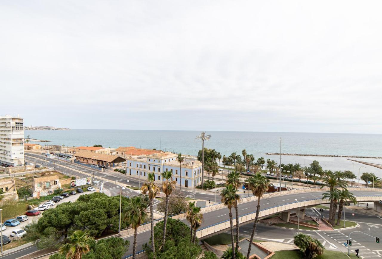 Atico De Lujo Con Vistas Al Mar, Primera Linea Playa Del Postiguet 알리칸테 외부 사진