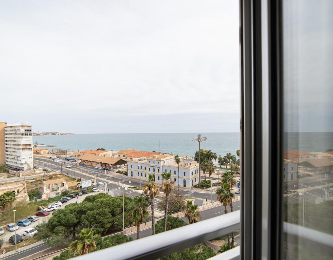 Atico De Lujo Con Vistas Al Mar, Primera Linea Playa Del Postiguet 알리칸테 외부 사진